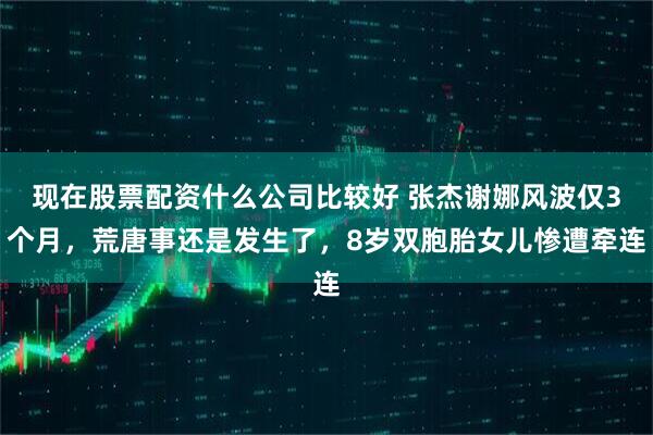 现在股票配资什么公司比较好 张杰谢娜风波仅3个月，荒唐事还是发生了，8岁双胞胎女儿惨遭牵连