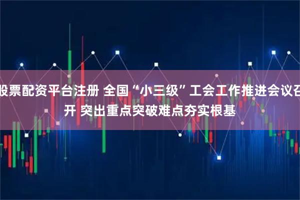 股票配资平台注册 全国“小三级”工会工作推进会议召开 突出重点突破难点夯实根基